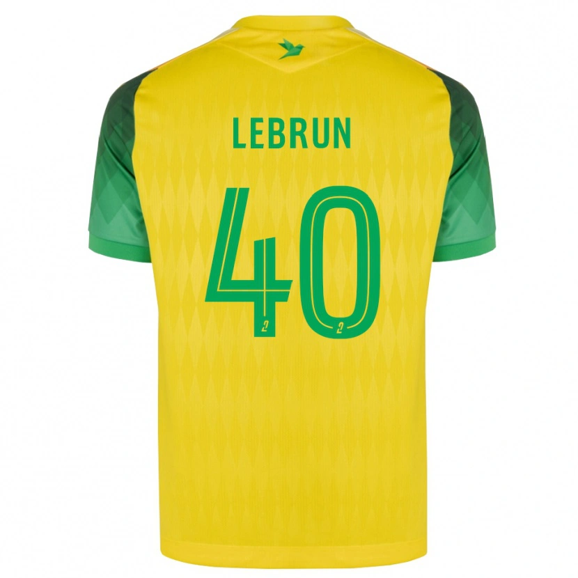 Danxen Damen Lisa Lebrun #40 Gelb Grün Rot Heimtrikot Trikot 2026/27 T-Shirt