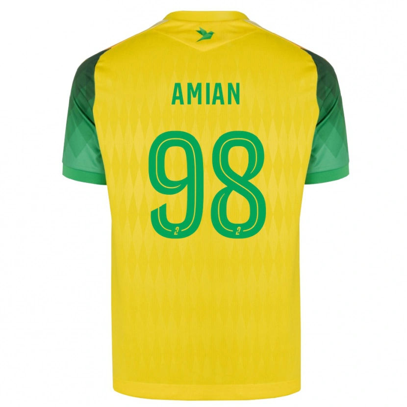 Danxen Damen Kelvin Amian #98 Gelb Grün Rot Heimtrikot Trikot 2026/27 T-Shirt