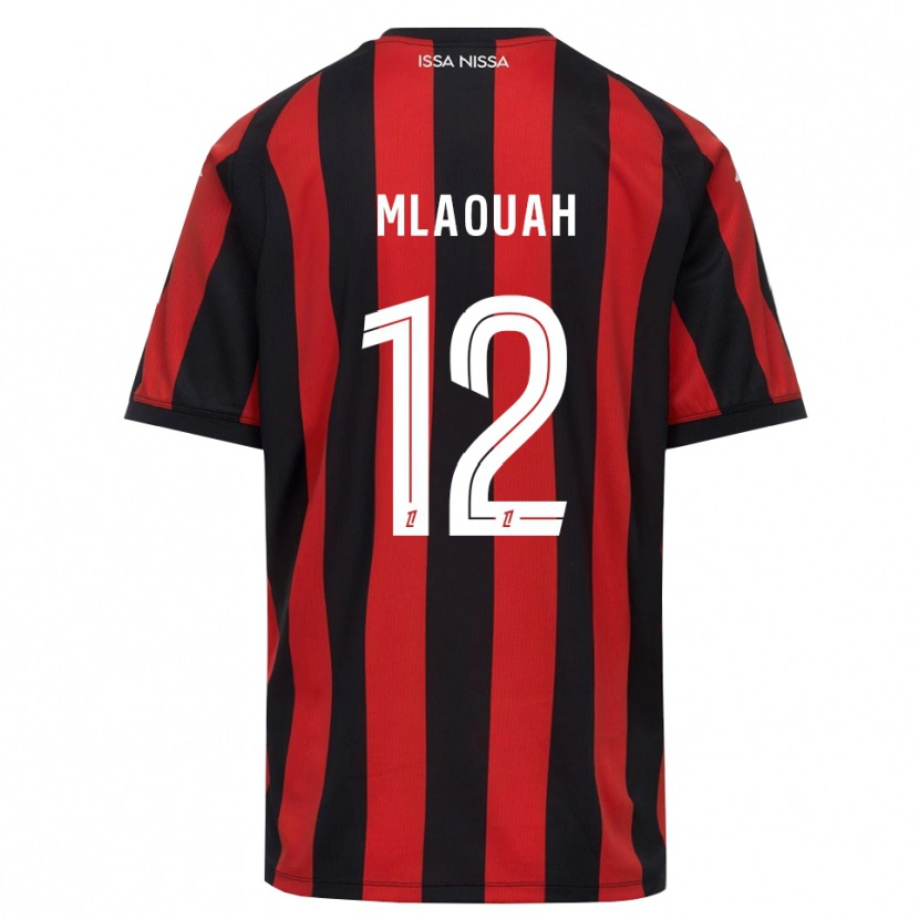 Danxen Damen Sofiane Mlaouah #12 Rot Schwarz Weiß Heimtrikot Trikot 2026/27 T-Shirt
