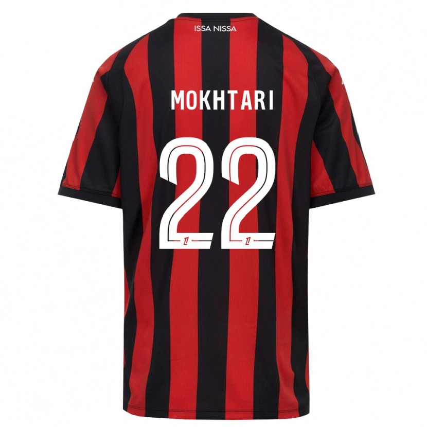Danxen Damen Jade Mokhtari #22 Rot Schwarz Weiß Heimtrikot Trikot 2026/27 T-Shirt