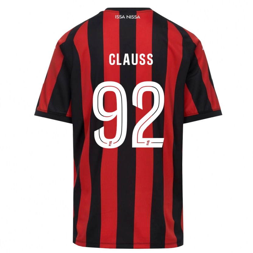Danxen Damen Jonathan Clauss #92 Rot Schwarz Weiß Heimtrikot Trikot 2026/27 T-Shirt