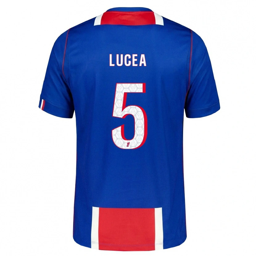 Danxen Damen Dimitri Lucea #5 Rot Weiß Blau Heimtrikot Trikot 2026/27 T-Shirt