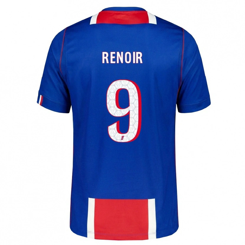 Danxen Damen Eddrick Renoir #9 Rot Weiß Blau Heimtrikot Trikot 2026/27 T-Shirt