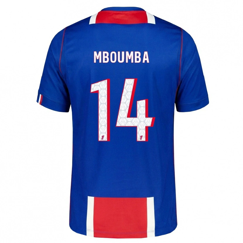 Danxen Damen Nathan Mboumba #14 Rot Weiß Blau Heimtrikot Trikot 2026/27 T-Shirt
