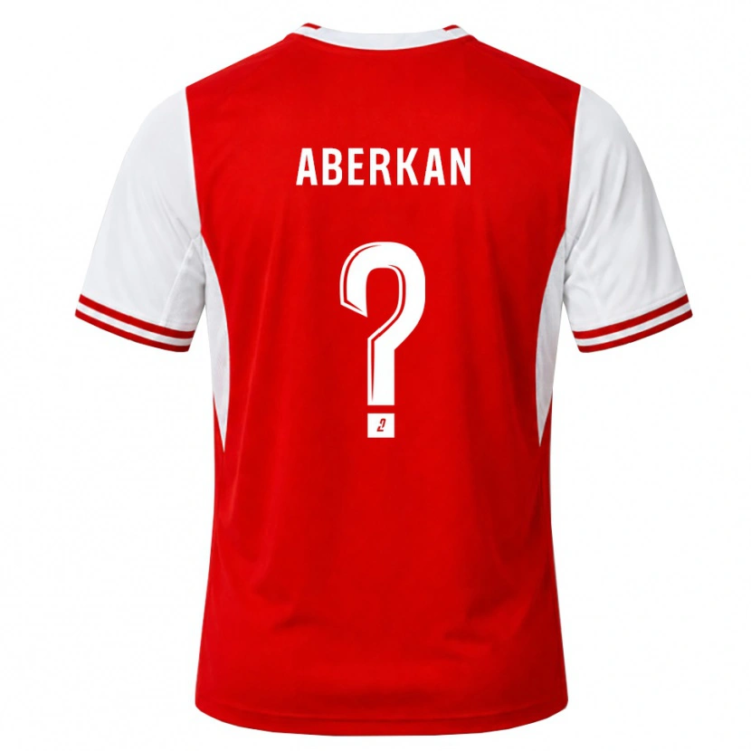 Danxen Damen Yassine Aberkan #0 Rot Weiß Heimtrikot Trikot 2026/27 T-Shirt