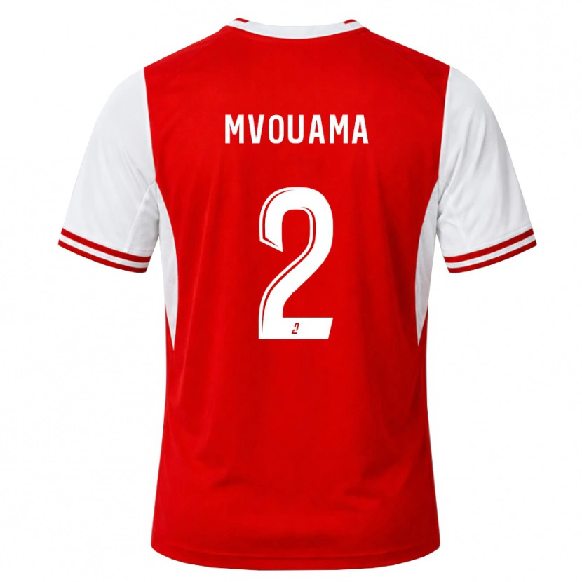 Danxen Damen Oliver Mvouama #2 Rot Weiß Heimtrikot Trikot 2026/27 T-Shirt
