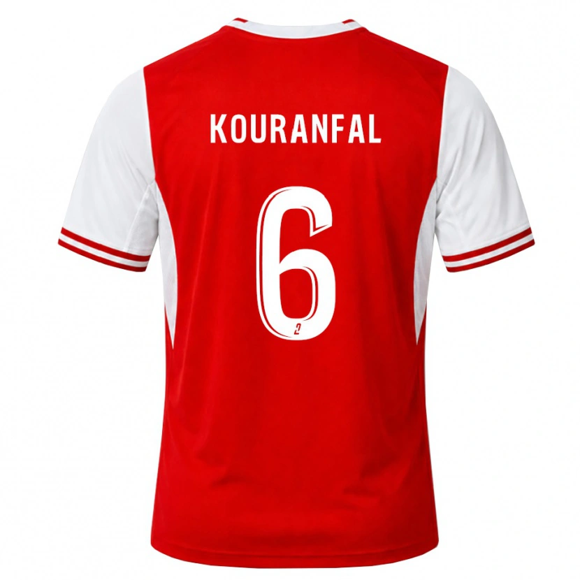 Danxen Damen Chamsedin Kouranfal #6 Rot Weiß Heimtrikot Trikot 2026/27 T-Shirt