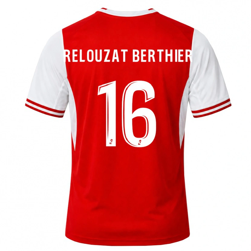 Danxen Damen Maxime Relouzat Berthier #16 Rot Weiß Heimtrikot Trikot 2026/27 T-Shirt