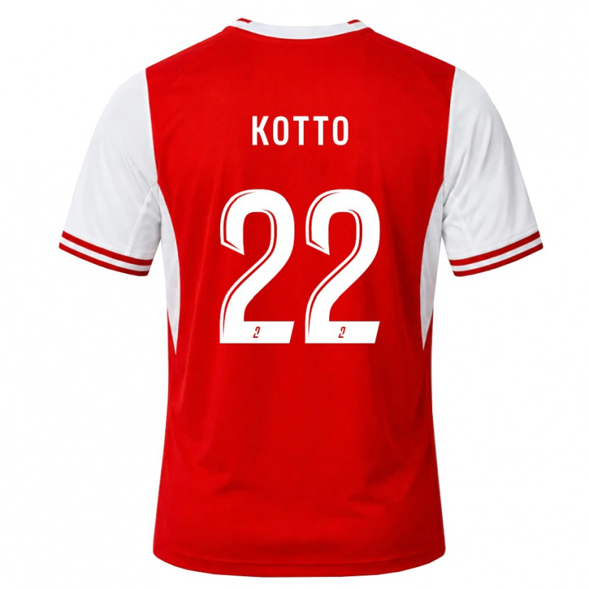 Danxen Damen Samuel Kotto #22 Rot Weiß Heimtrikot Trikot 2026/27 T-Shirt