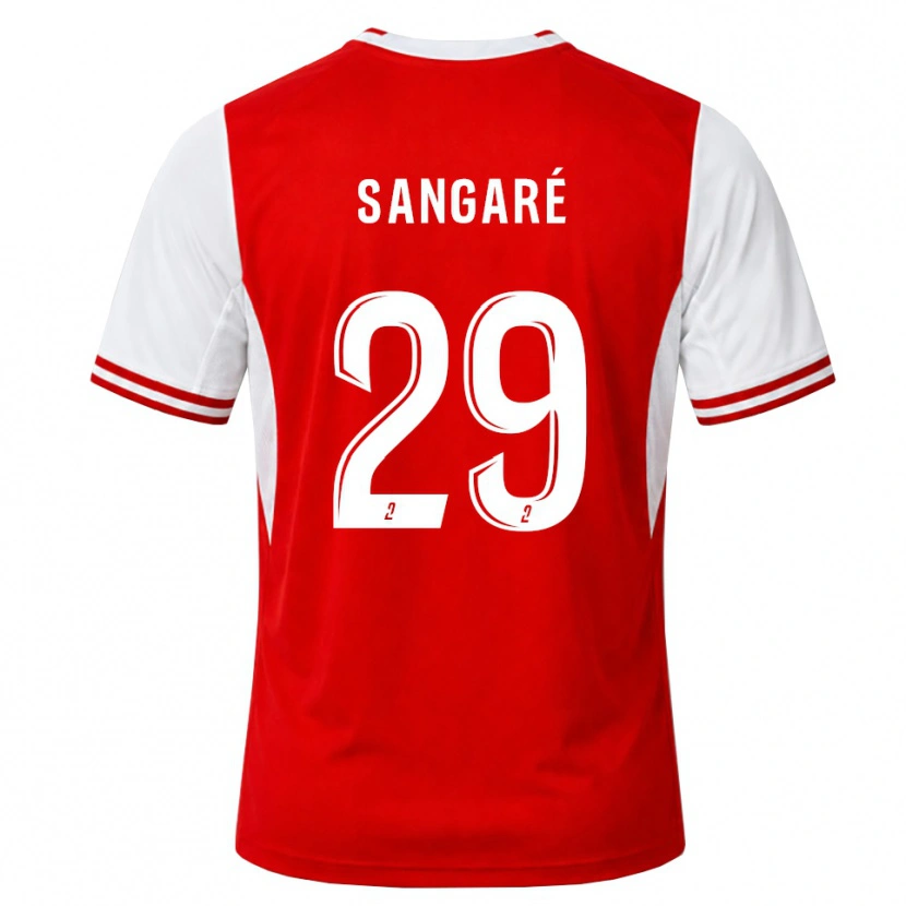 Danxen Damen Hawa Sangaré #29 Rot Weiß Heimtrikot Trikot 2026/27 T-Shirt