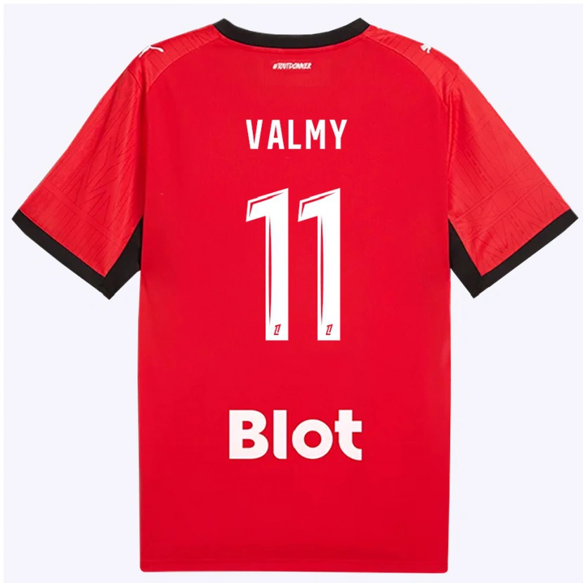 Danxen Damen Mouhammad Valmy #11 Rot Schwarz Weiß Heimtrikot Trikot 2026/27 T-Shirt