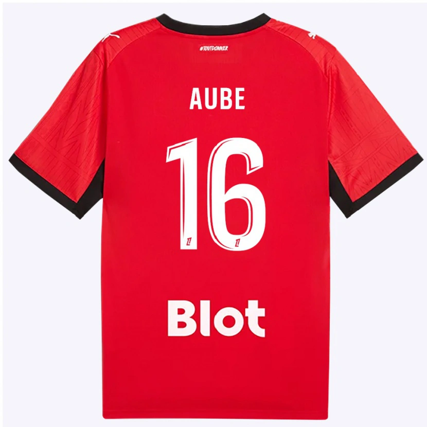 Danxen Damen Yanis Aube #16 Rot Schwarz Weiß Heimtrikot Trikot 2026/27 T-Shirt