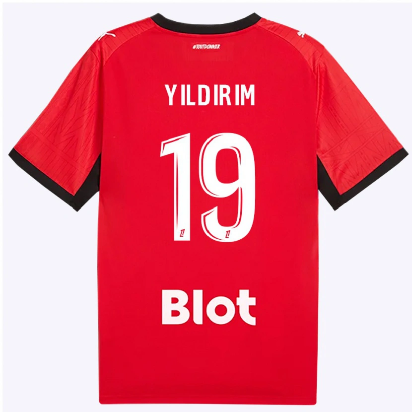 Danxen Damen Bertuğ Yıldırım #19 Rot Schwarz Weiß Heimtrikot Trikot 2026/27 T-Shirt