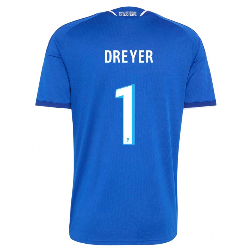 Danxen Damen Matthieu Dreyer #1 Königsblau Weiß Heimtrikot Trikot 2026/27 T-Shirt
