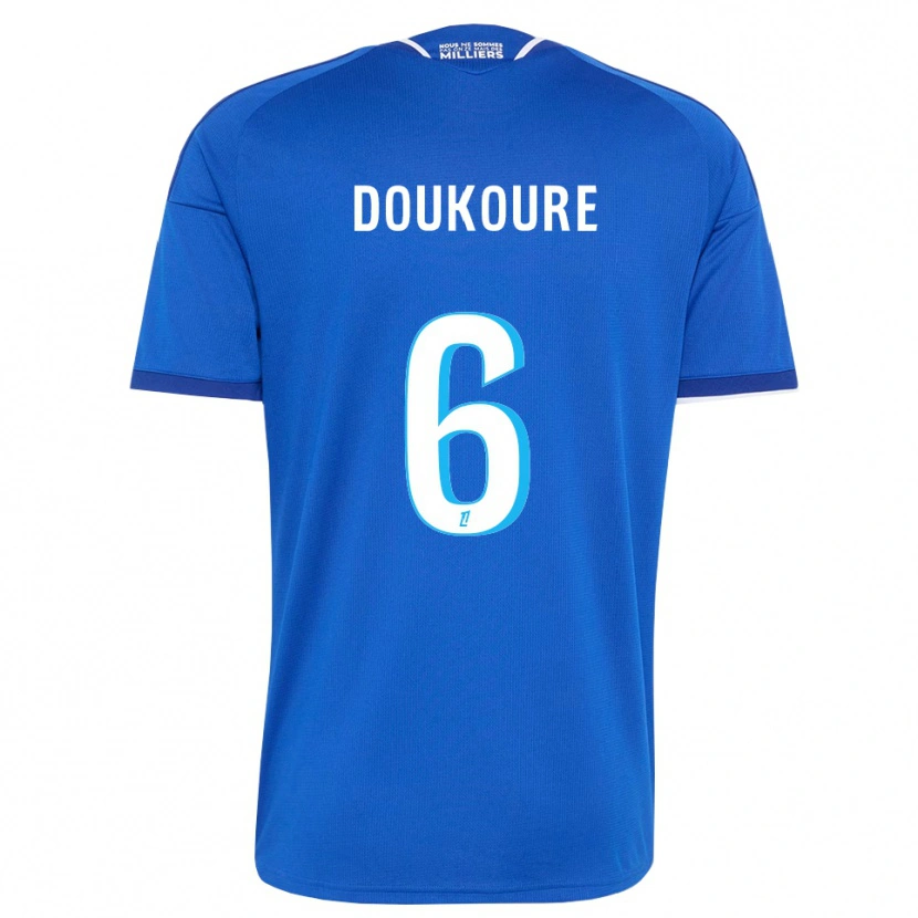Danxen Damen Ismaël Doukouré #6 Königsblau Weiß Heimtrikot Trikot 2026/27 T-Shirt