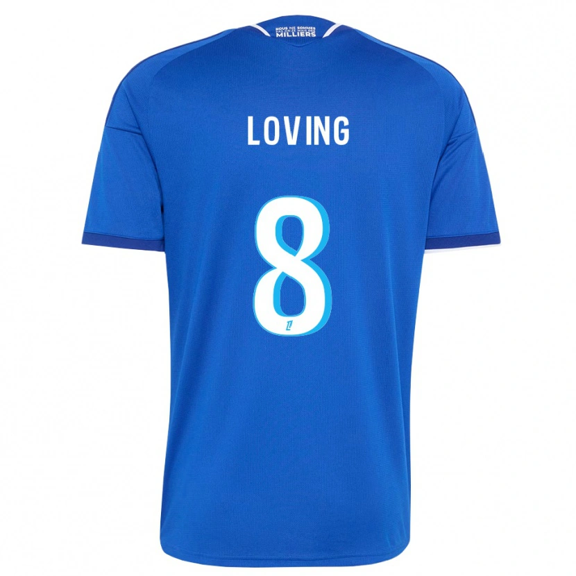 Danxen Damen Emma Loving #8 Königsblau Weiß Heimtrikot Trikot 2026/27 T-Shirt
