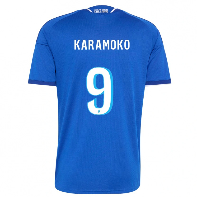 Danxen Damen Isaac Karamoko #9 Königsblau Weiß Heimtrikot Trikot 2026/27 T-Shirt