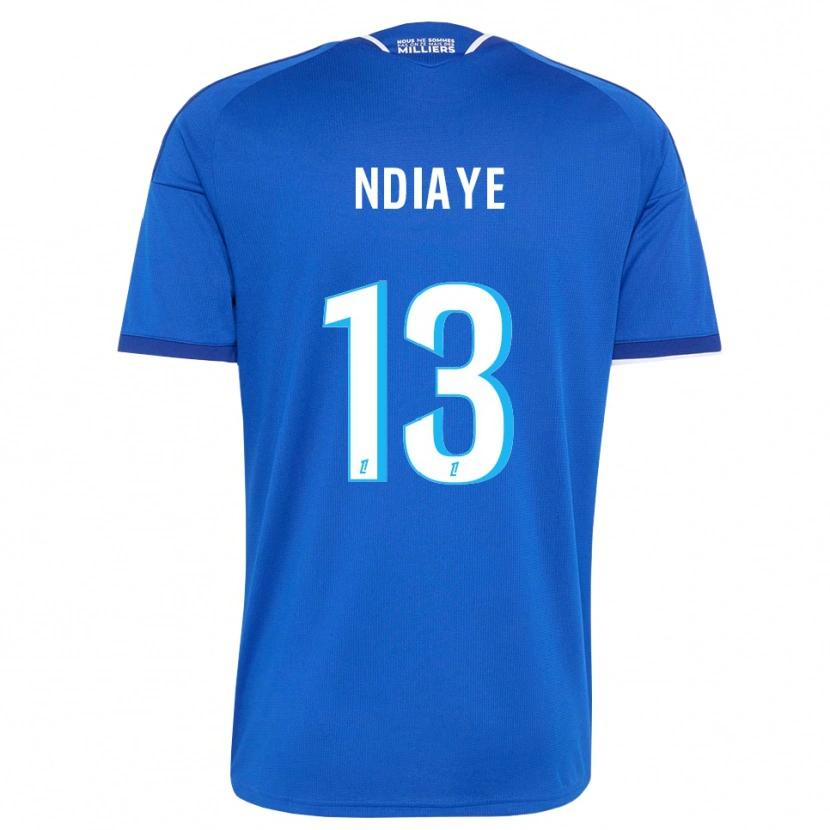 Danxen Damen Serigne Ndiaye #13 Königsblau Weiß Heimtrikot Trikot 2026/27 T-Shirt
