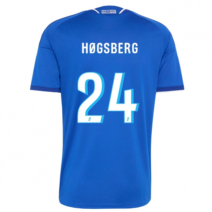 Danxen Damen Lucas Høgsberg #24 Königsblau Weiß Heimtrikot Trikot 2026/27 T-Shirt
