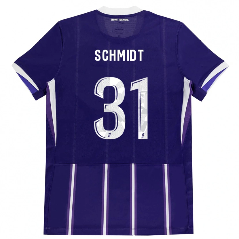Danxen Damen Niklas Schmidt #31 Lila Weiß Heimtrikot Trikot 2026/27 T-Shirt
