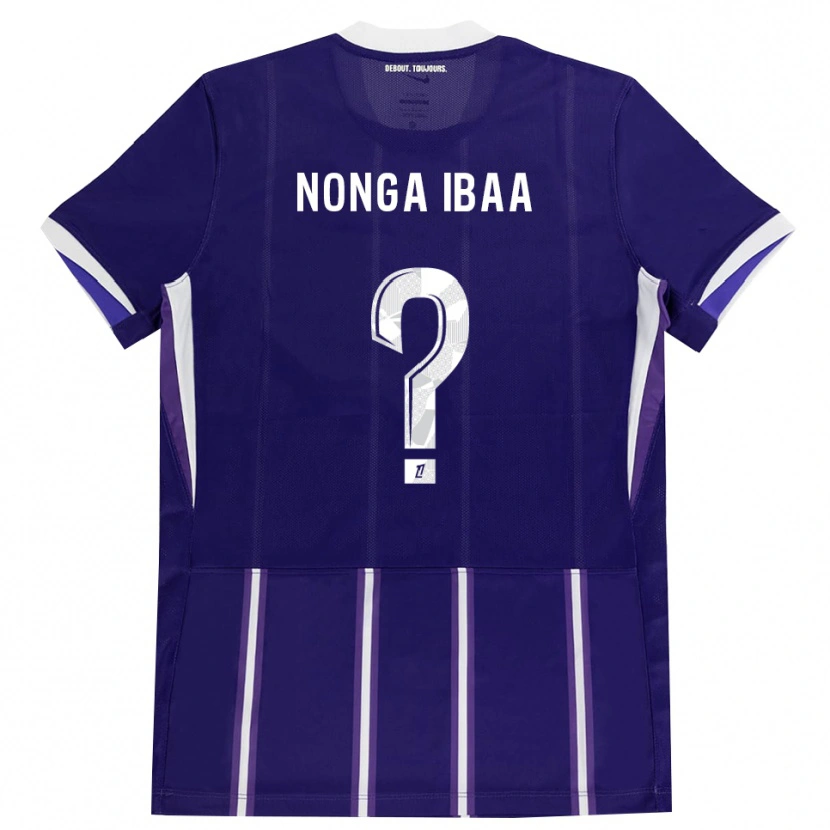 Danxen Damen Alou Nonga Ibaa #0 Lila Weiß Heimtrikot Trikot 2026/27 T-Shirt