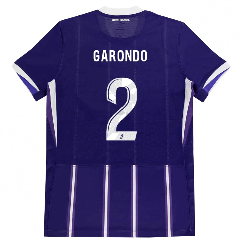 Danxen Damen Thibaud Garondo #2 Lila Weiß Heimtrikot Trikot 2026/27 T-Shirt