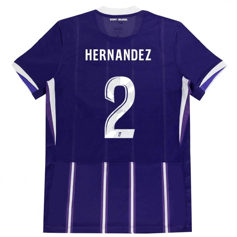 Danxen Damen Lucie Hernandez #2 Lila Weiß Heimtrikot Trikot 2026/27 T-Shirt