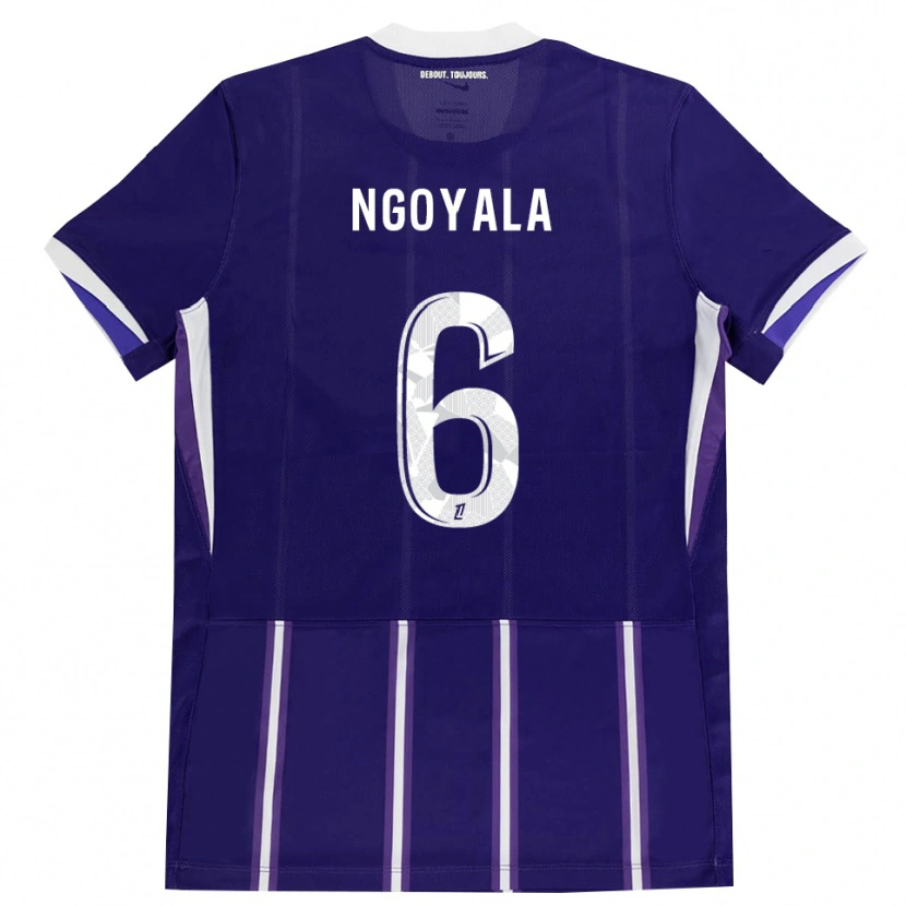 Danxen Damen Frédéric Efuele Ngoyala #6 Lila Weiß Heimtrikot Trikot 2026/27 T-Shirt