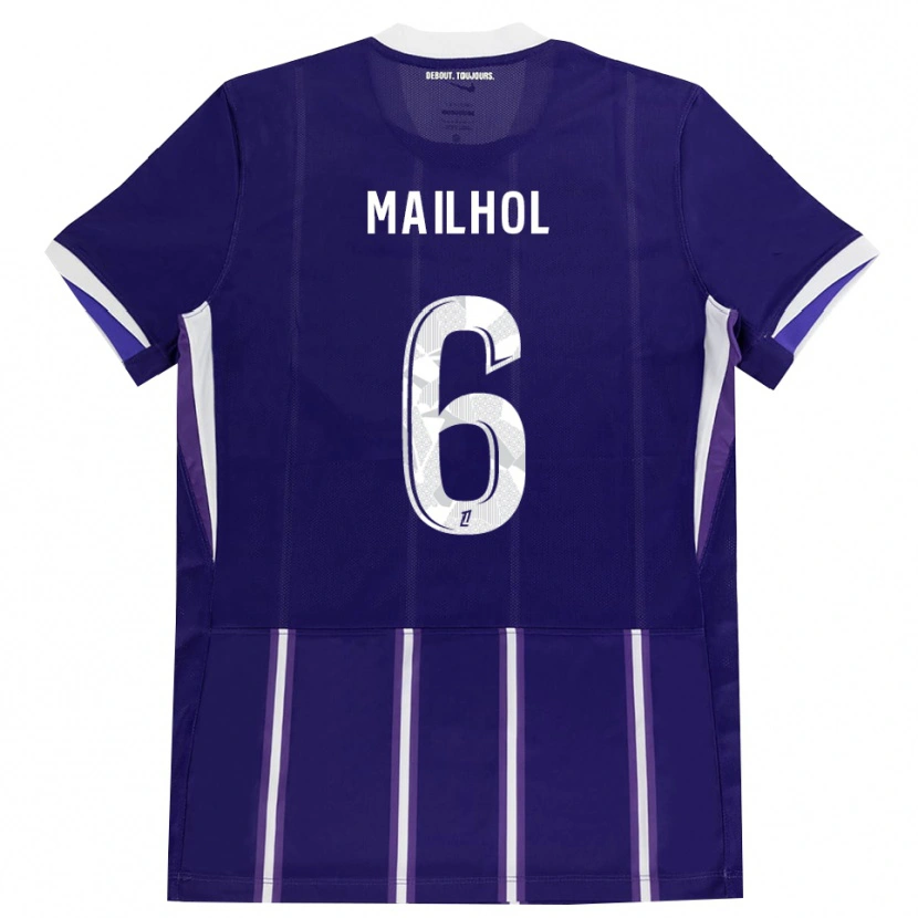 Danxen Damen Luca Mailhol #6 Lila Weiß Heimtrikot Trikot 2026/27 T-Shirt