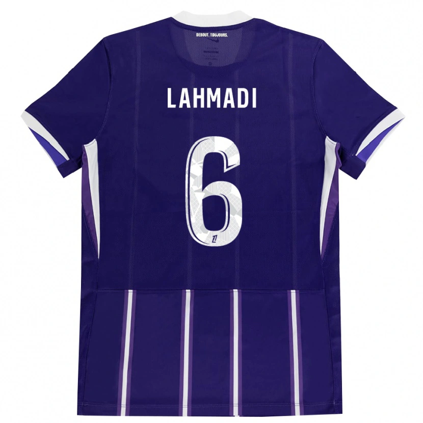 Danxen Damen Noah Lahmadi #6 Lila Weiß Heimtrikot Trikot 2026/27 T-Shirt