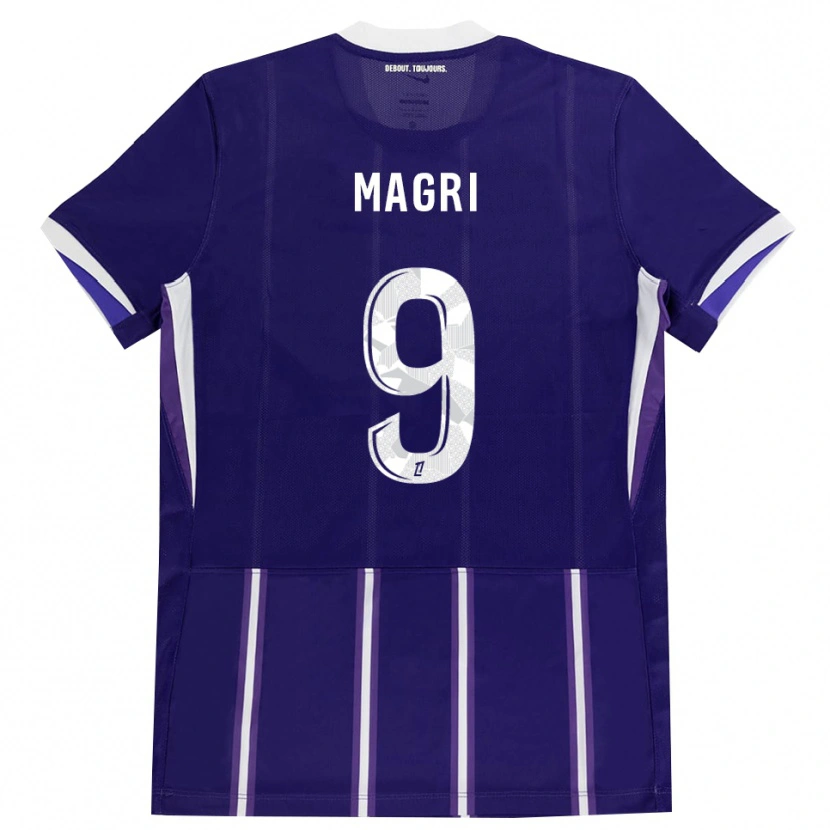 Danxen Damen Frank Magri #9 Lila Weiß Heimtrikot Trikot 2026/27 T-Shirt