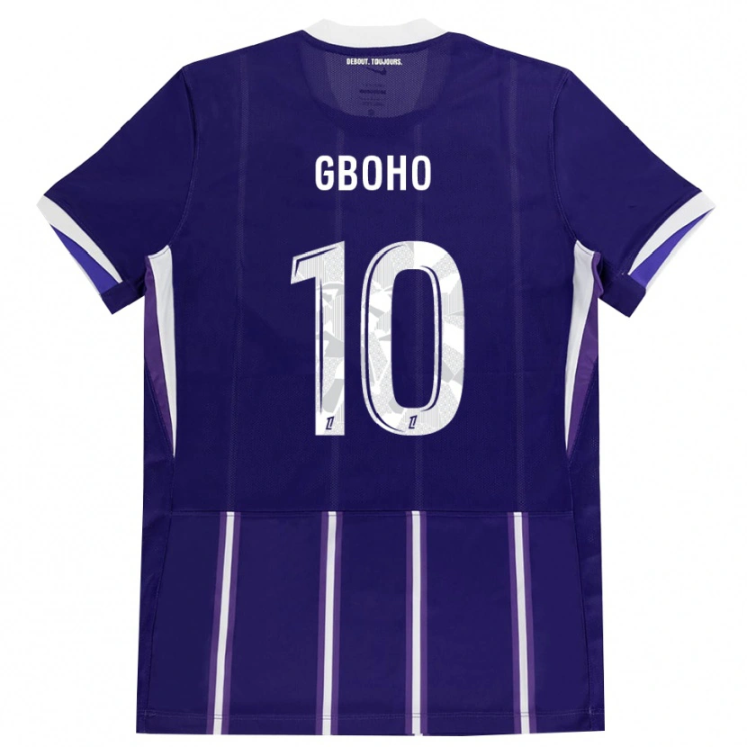 Danxen Damen Yann Gboho #10 Lila Weiß Heimtrikot Trikot 2026/27 T-Shirt