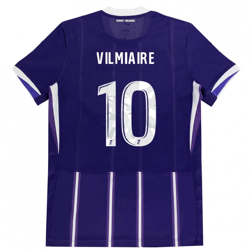 Danxen Damen Kelly Vilmiaire #10 Lila Weiß Heimtrikot Trikot 2026/27 T-Shirt