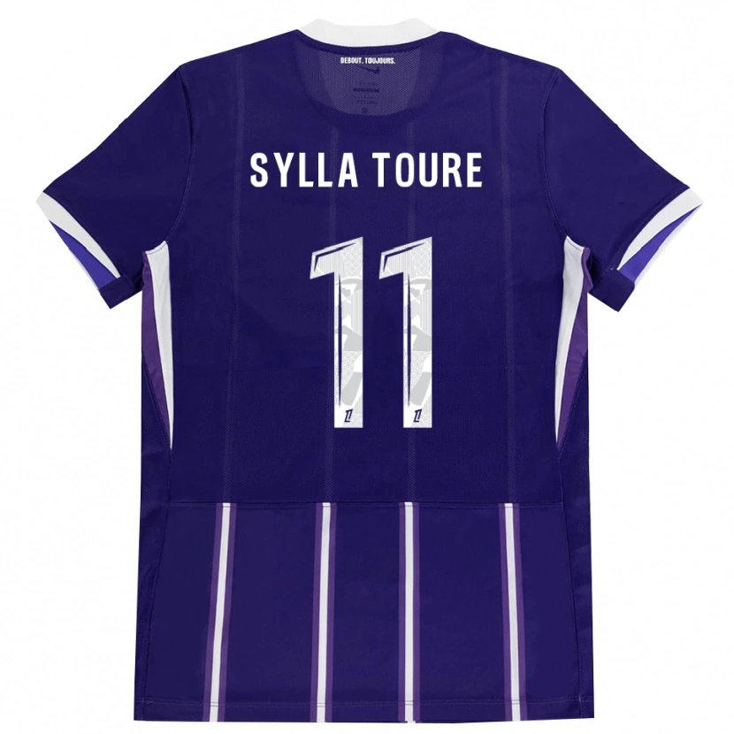 Danxen Damen Ismael Sylla Touré #11 Lila Weiß Heimtrikot Trikot 2026/27 T-Shirt