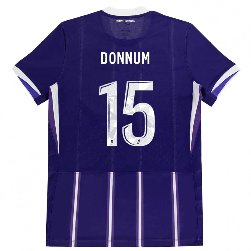 Danxen Damen Aron Dønnum #15 Lila Weiß Heimtrikot Trikot 2026/27 T-Shirt