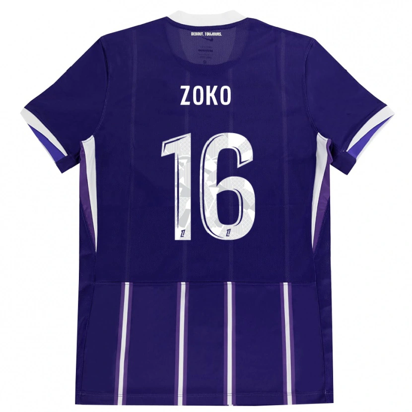 Danxen Damen Nathan Zoko #16 Lila Weiß Heimtrikot Trikot 2026/27 T-Shirt
