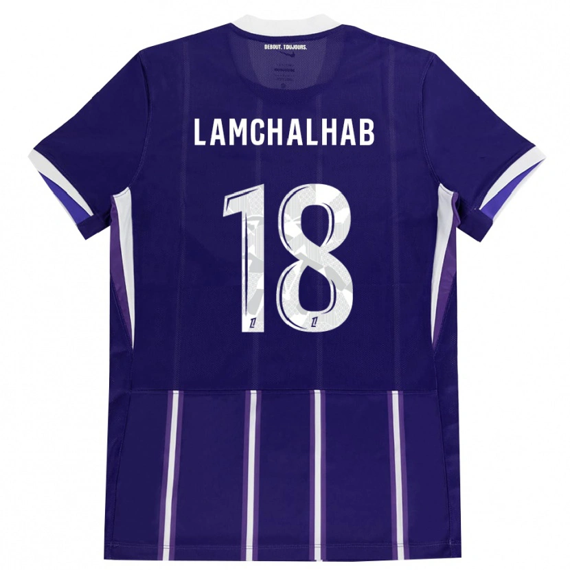 Danxen Damen Merwan Lamchalhab #18 Lila Weiß Heimtrikot Trikot 2026/27 T-Shirt