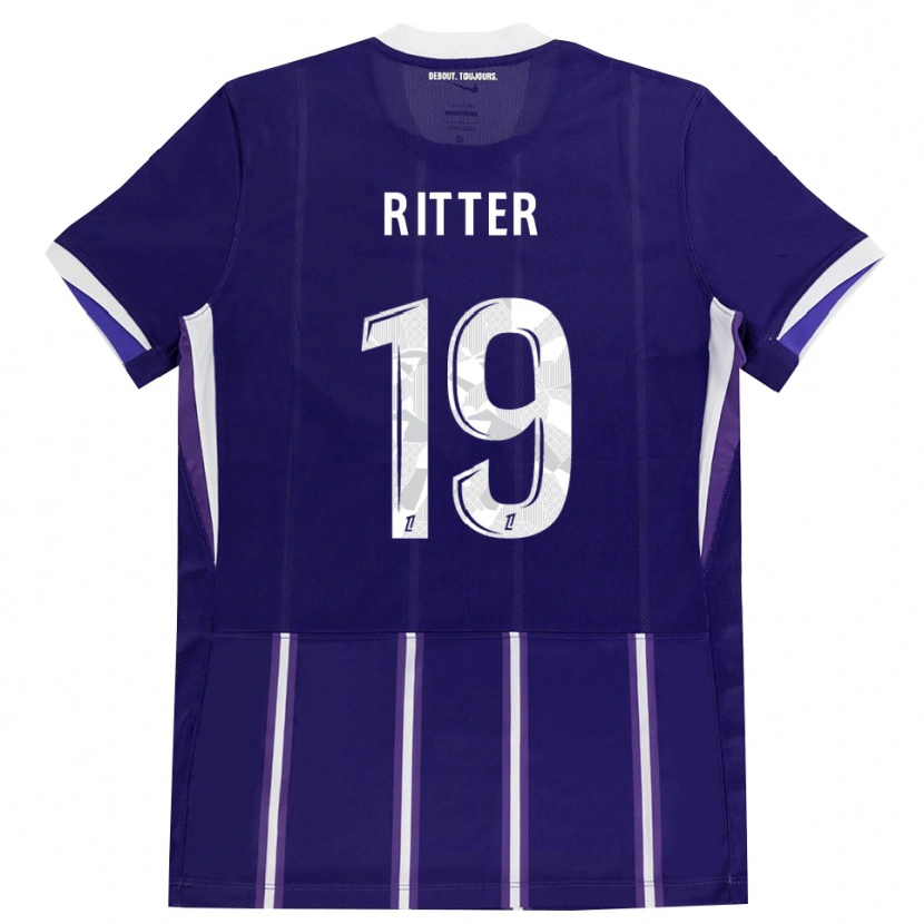 Danxen Damen Morgane Ritter #19 Lila Weiß Heimtrikot Trikot 2026/27 T-Shirt