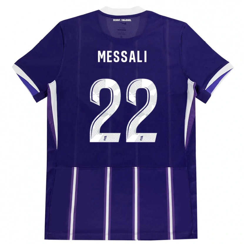 Danxen Damen Rafik Messali #22 Lila Weiß Heimtrikot Trikot 2026/27 T-Shirt
