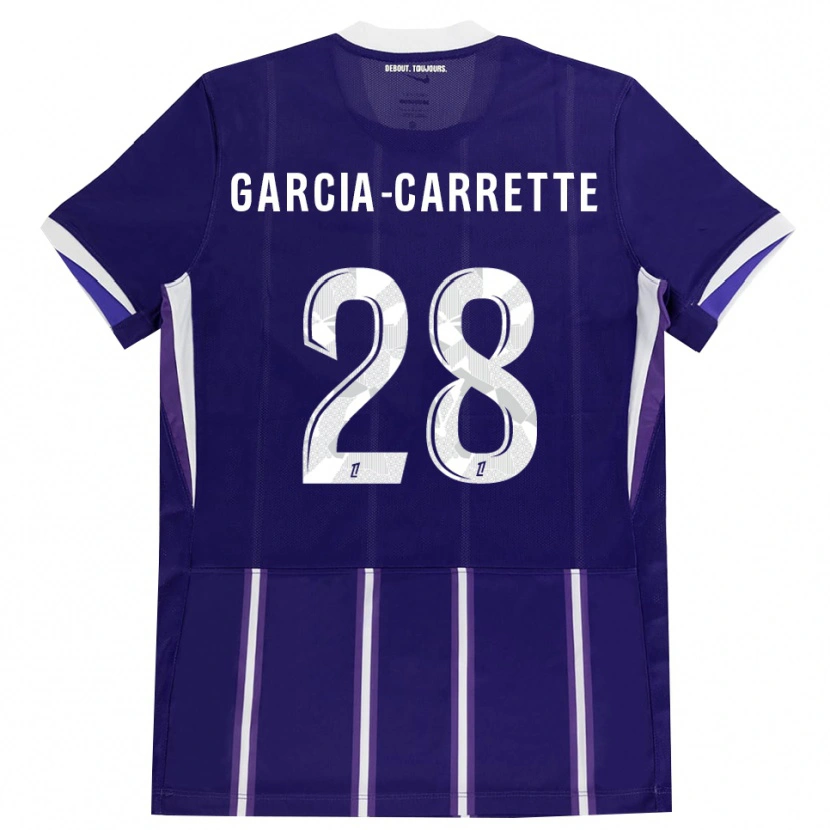 Danxen Damen Hortense Garcia-Carrette #28 Lila Weiß Heimtrikot Trikot 2026/27 T-Shirt