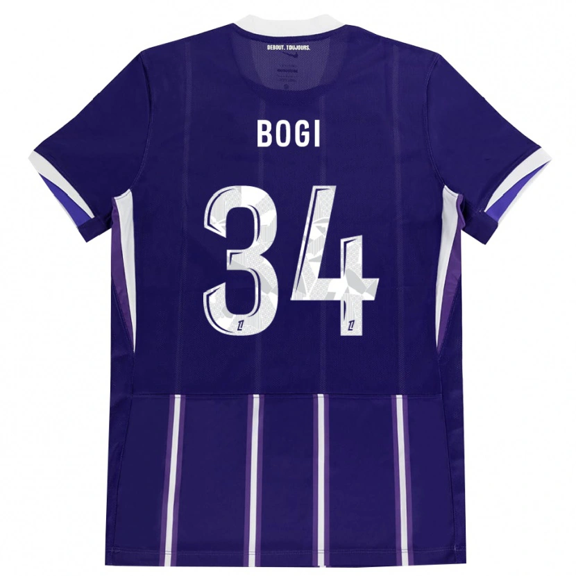 Danxen Damen Fiona Bogi #34 Lila Weiß Heimtrikot Trikot 2026/27 T-Shirt