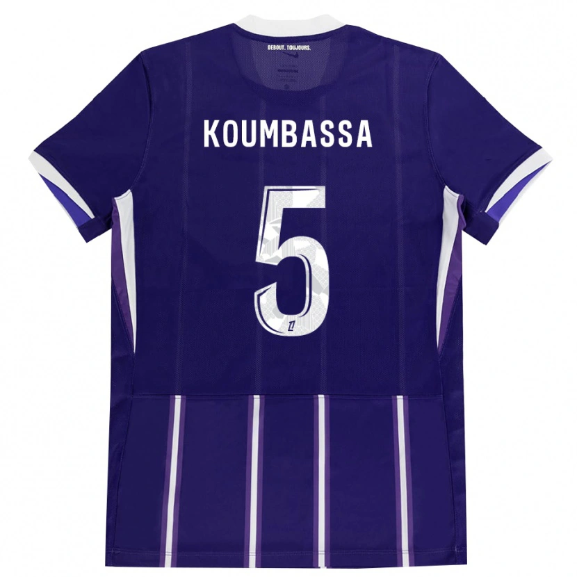 Danxen Damen Seny Koumbassa #5 Lila Weiß Heimtrikot Trikot 2026/27 T-Shirt