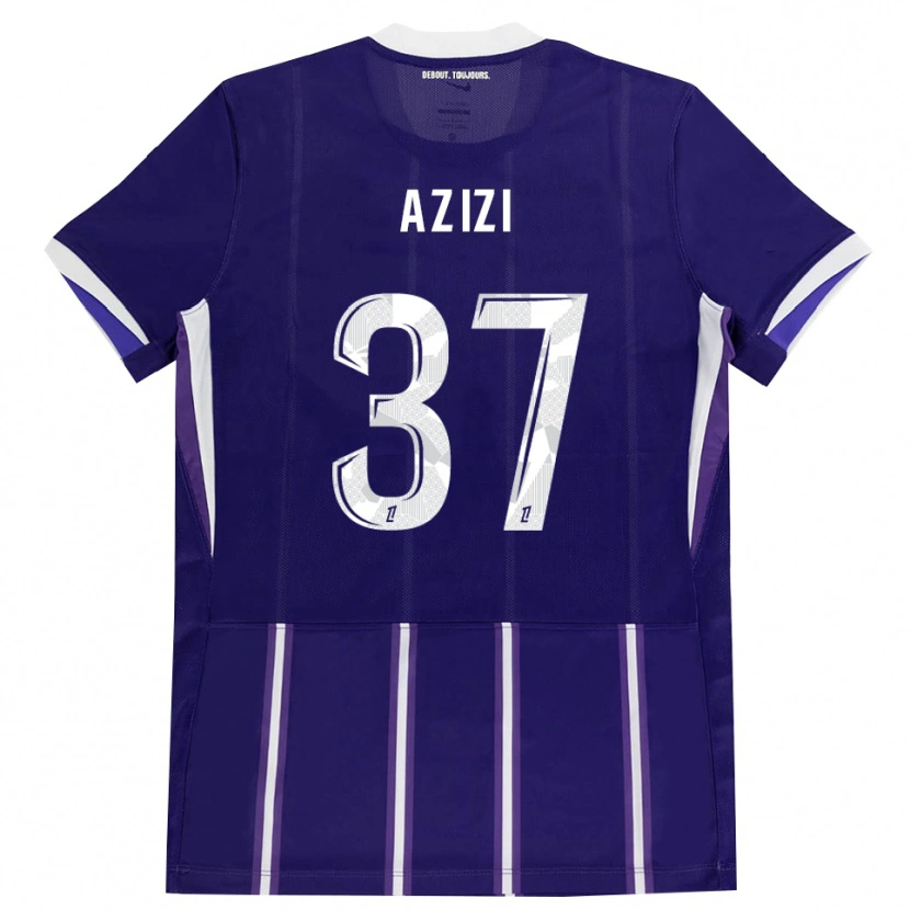 Danxen Damen Ilyas Azizi #37 Lila Weiß Heimtrikot Trikot 2026/27 T-Shirt