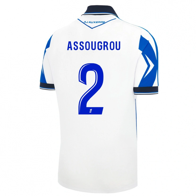 Danxen Damen Kiliane Assougrou #2 Schwarz Weiß Blau Heimtrikot Trikot 2026/27 T-Shirt