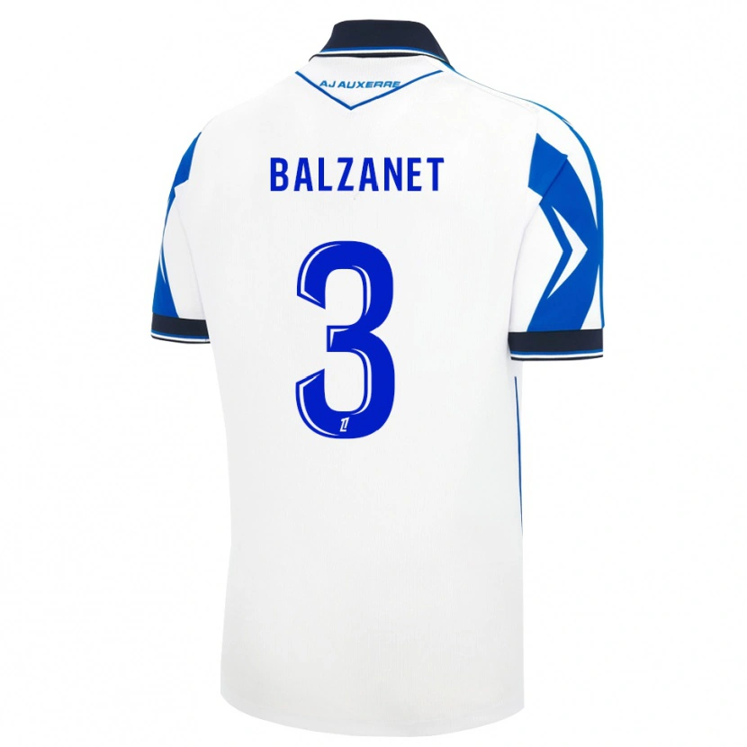Danxen Damen Guillaume Balzanet #3 Schwarz Weiß Blau Heimtrikot Trikot 2026/27 T-Shirt