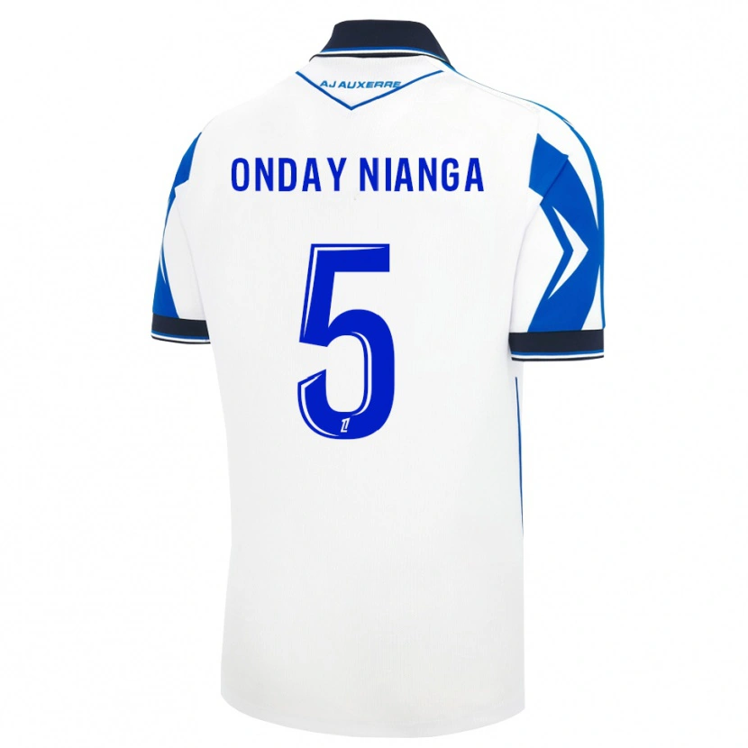 Danxen Damen Ata-Yis Onday Nianga #5 Schwarz Weiß Blau Heimtrikot Trikot 2026/27 T-Shirt