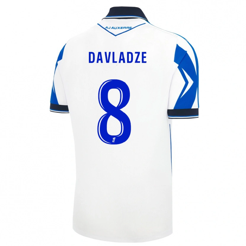 Danxen Damen Luca Davladze #8 Schwarz Weiß Blau Heimtrikot Trikot 2026/27 T-Shirt