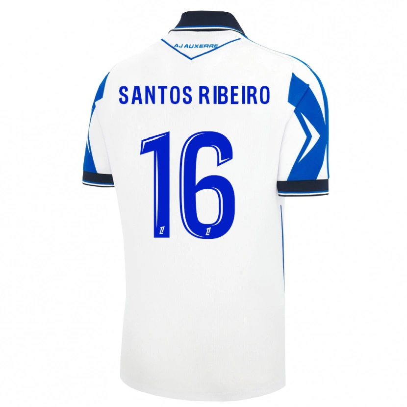 Danxen Damen Timéo Dos Santos Ribeiro #16 Schwarz Weiß Blau Heimtrikot Trikot 2026/27 T-Shirt