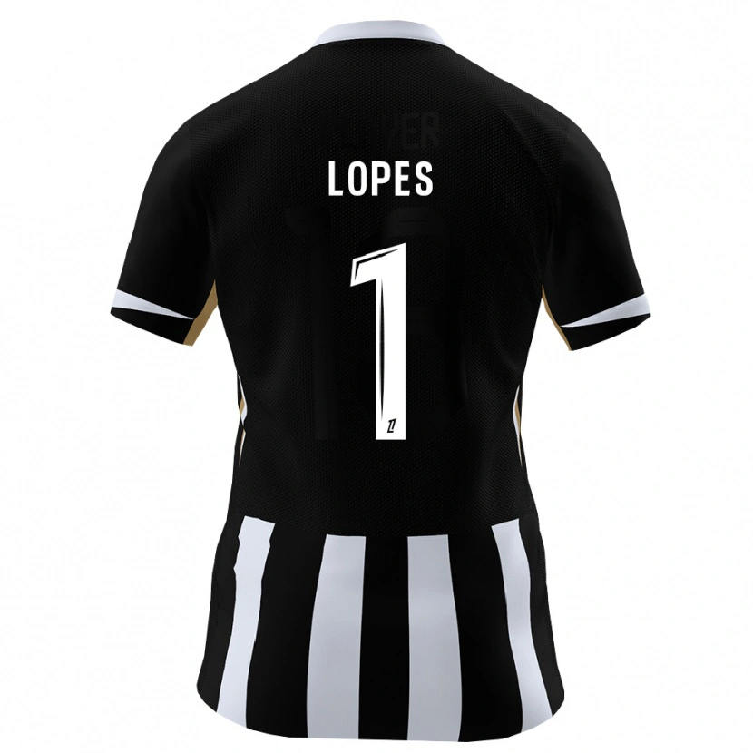 Danxen Damen Anthony Lopes #1 Schwarz Blau Heimtrikot Trikot 2026/27 T-Shirt