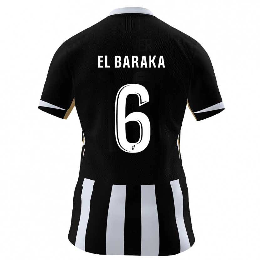 Danxen Damen Jibril El Baraka #6 Schwarz Blau Heimtrikot Trikot 2026/27 T-Shirt